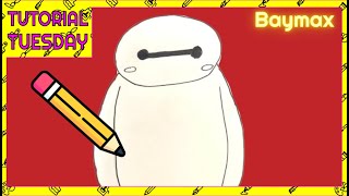 How To Draw Baymax | Tutorial Tuesday #34 screenshot 4
