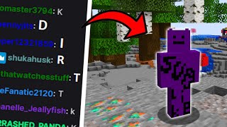 Minecraft, but if chat spells a block it gets REMOVED...