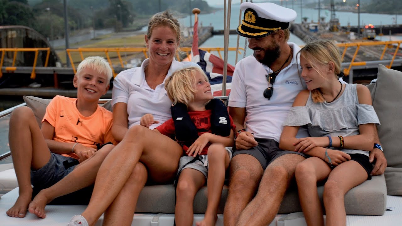 Catamaran boat life Sailing Panama Canal ep 18