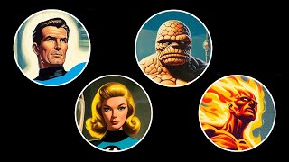 Fantastic Four as 1940s Pulp Sci-Fi | Stable Diffusion & DALL-E 3 AI Images | Part 1