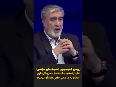 رییس کمیسیون امنیت ملی مجلس اظهارنامه واردکننده با محل نگهداری محموله در بندر رجایی همخوان نبود