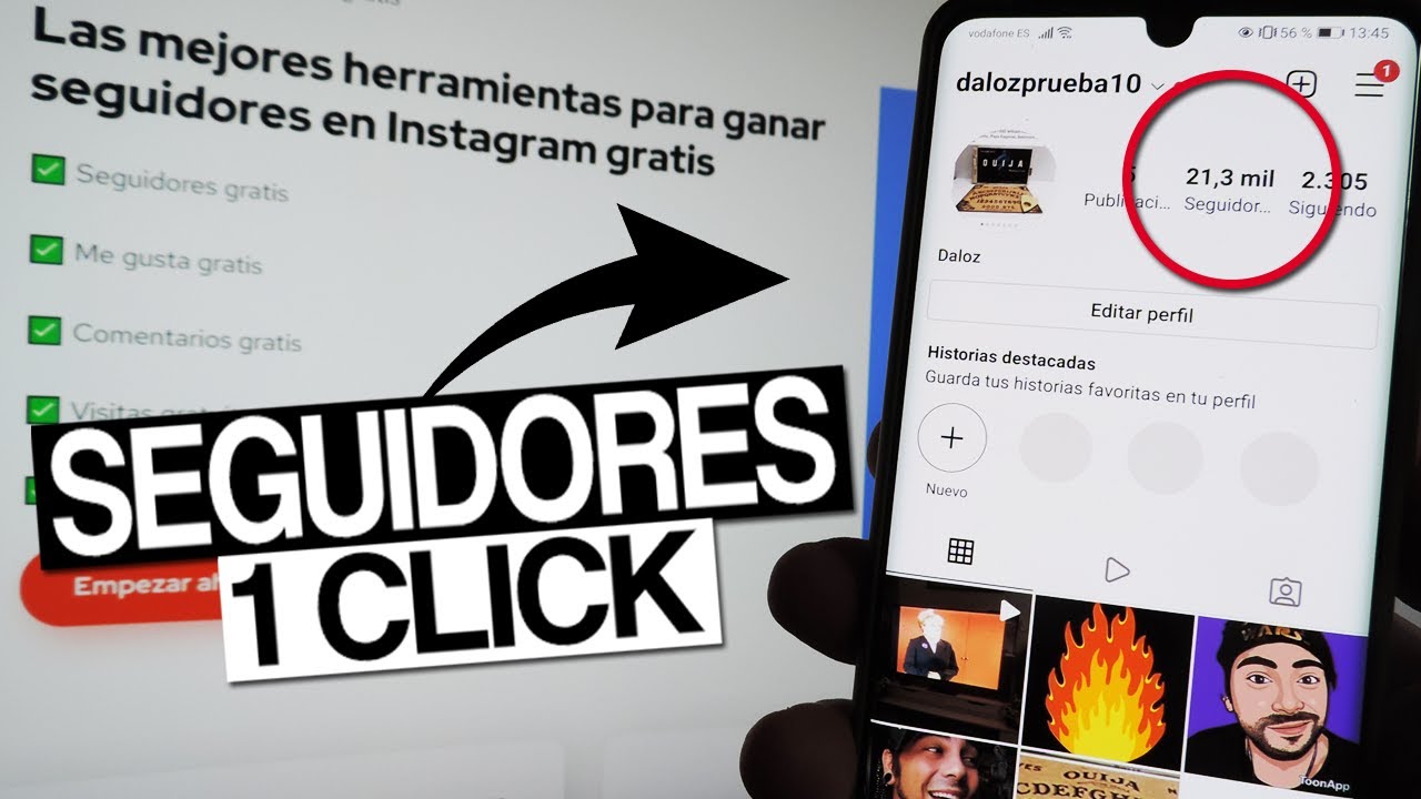 NUEVA WEB Para Aumentar Tus SEGUIDORES DE INSTAGRAM GRATIS (Muy Rápido ...