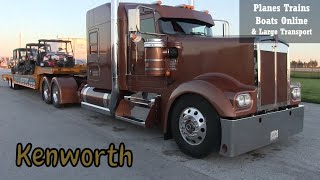 Beautiful Brown Kenworth Spotted At Iowa Truck Stop
