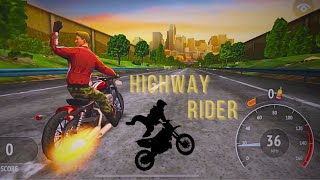 Highway Rider Motorcycle Racer🏍️- Gameplay : and Walkthrough (iOS)