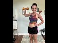 At home arm workout - 10lb weights