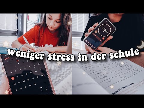 Video: Wie Gehe Ich Mit Schulstress Um