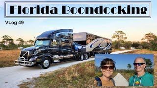 HIDDEN CAMPGROUND NEAR ORLANDO / Big Rig Travel Days / Florida Boondocking / RV Life / RVFulltime