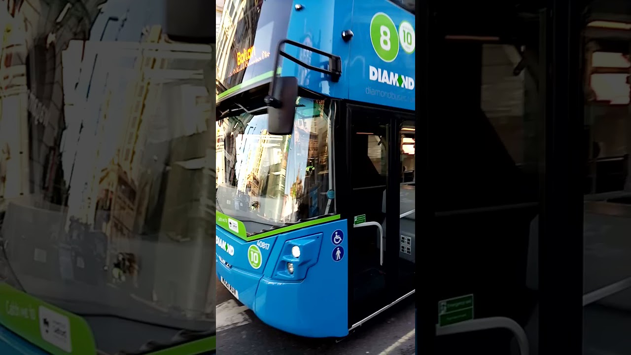 Number 8 Diamond Bus Service Manchester England 2021 UK 💙🚌💚