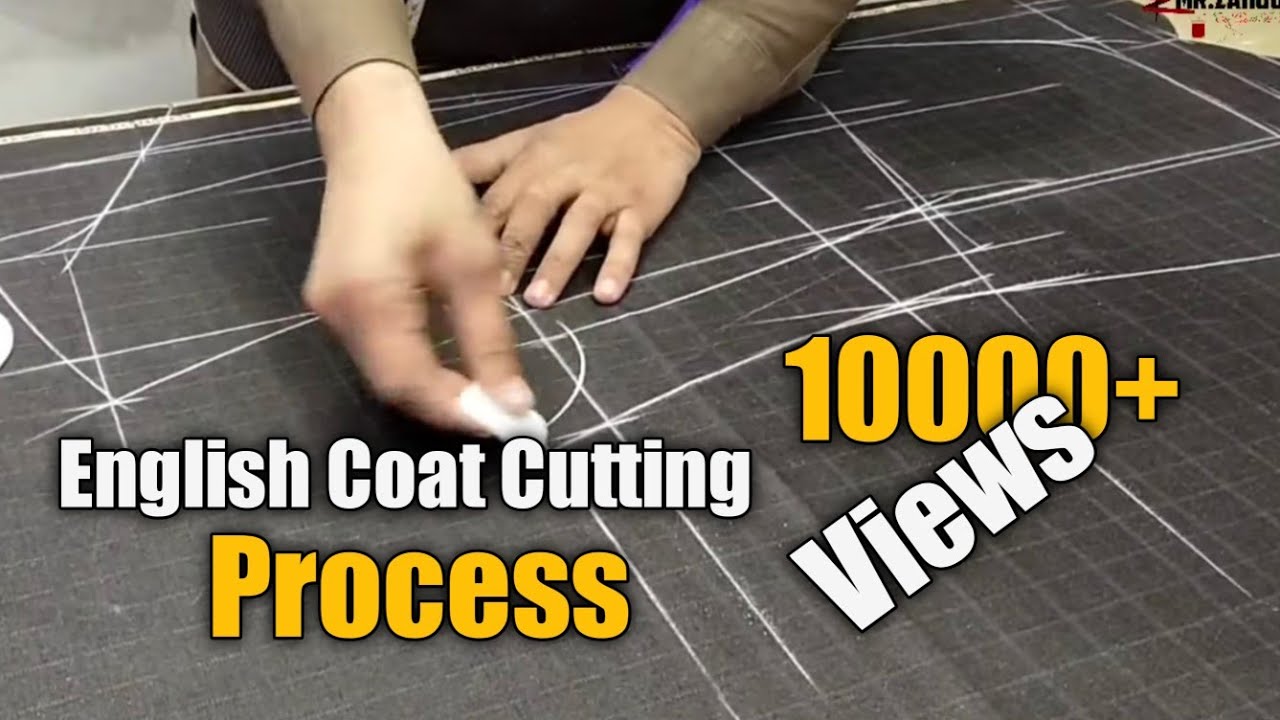 English : Fit Coat Cutting Process : Simple And Easy