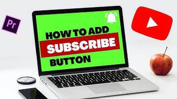 HOW TO ADD SUBSCRIBE BUTTON EASILY IN PREMIERE PRO (1 MINUTE !!!)