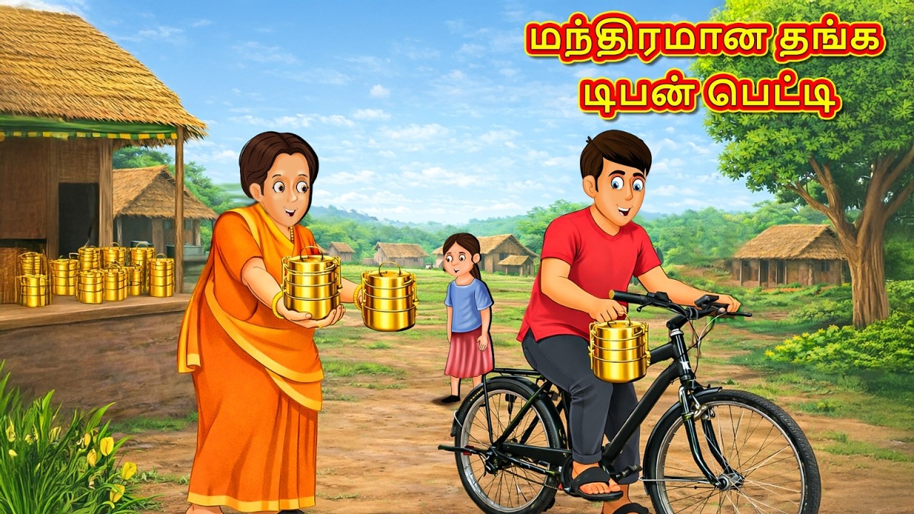 மந்திரமான தங்க டிபன் பெட்டி | New Tamil Stories | Tamil Stories | Tamil Kataikal | Tamil Fun