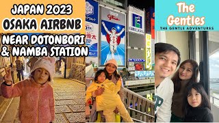 JAPAN VLOG 2023: AIRBNB Near Dotonbori and Namba Station, Tour and Feedback