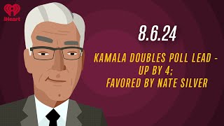 KAMALA DOUBLES POLL LEAD - UP BY 4; FAVORED BY NATE SILVER - 8.6.24 | Countdown with Keith Olbermann