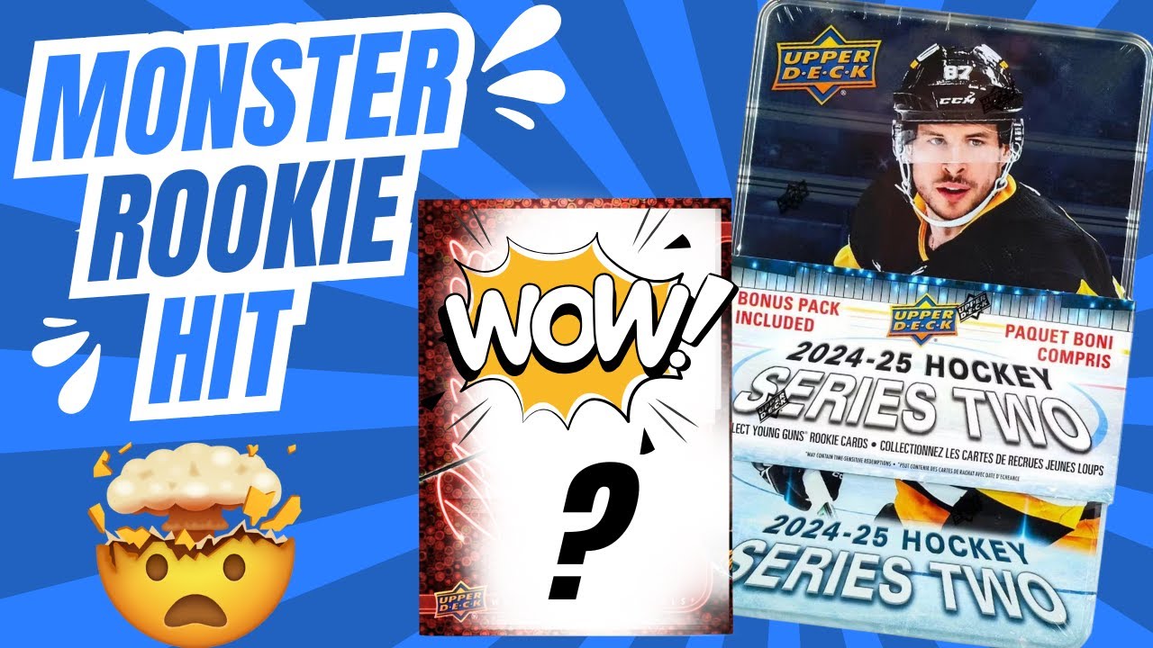 HUGE TIN!! 2024-25 UPPER DECK SERIES 2 TIN BREAK!!