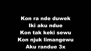 OJO MINGGAT FlashLight GAMELAN cover Lyrics