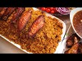 COOK MY CROWD PLEASING SMOKY PARTY JOLLOF RICE WITH ME ❤️