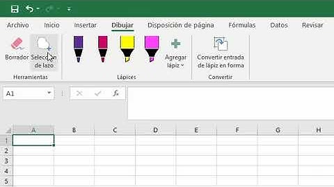 Cómo activar la la Herramienta de lápiz y dibujo en Excel