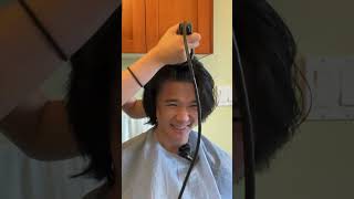Shaving my brother's head 👨‍🦲 #shorts