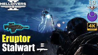 Helldivers 2 | Eruptor & Stalwart Loadout against Illuminate (No commentary, Max difficulty)