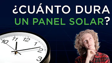 ¿Cuál es la vida media de un panel solar?