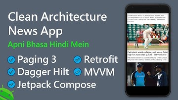 News App with Jetpack Compose | Clean Architecture | Paging 3 | Remote mediator | Clean Architecture