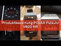 Produktbewertung POLAR Pulsuhr V800 HR