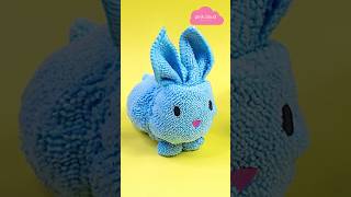 How To Make Bunny With A Towel 🐇 DIY Easter Decorations #Shorts #DIY
