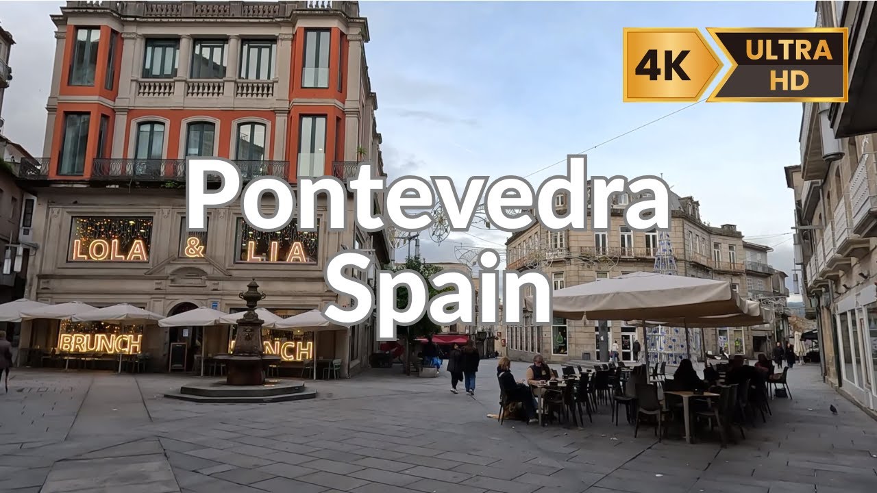 Cidade Pontevedra 4k - Espanha 🇪🇸 | City Pontevedra 4K - Spain