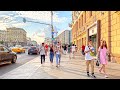 Walking tour  tverskaya street   moscow 4k russia  r