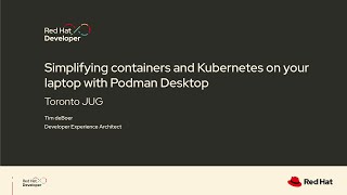 2024-06 Simplifying containers and Kubernetes on your laptop with Podman Desktop