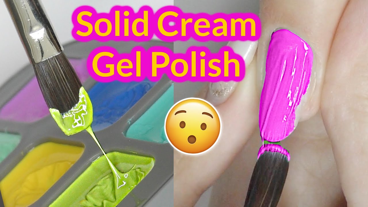 No More Flooded Cuticles 😯 Solid Cream Gel Polish Color Cube by