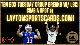 Ten Box Tuesday Group Breaks W/ LSC!