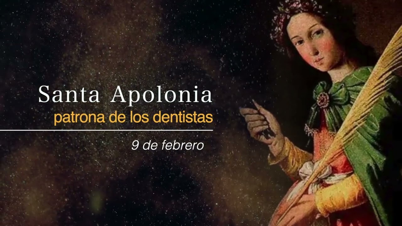 SANTO DEL DÍA: Santa Apolonia, patrona de los dentistas