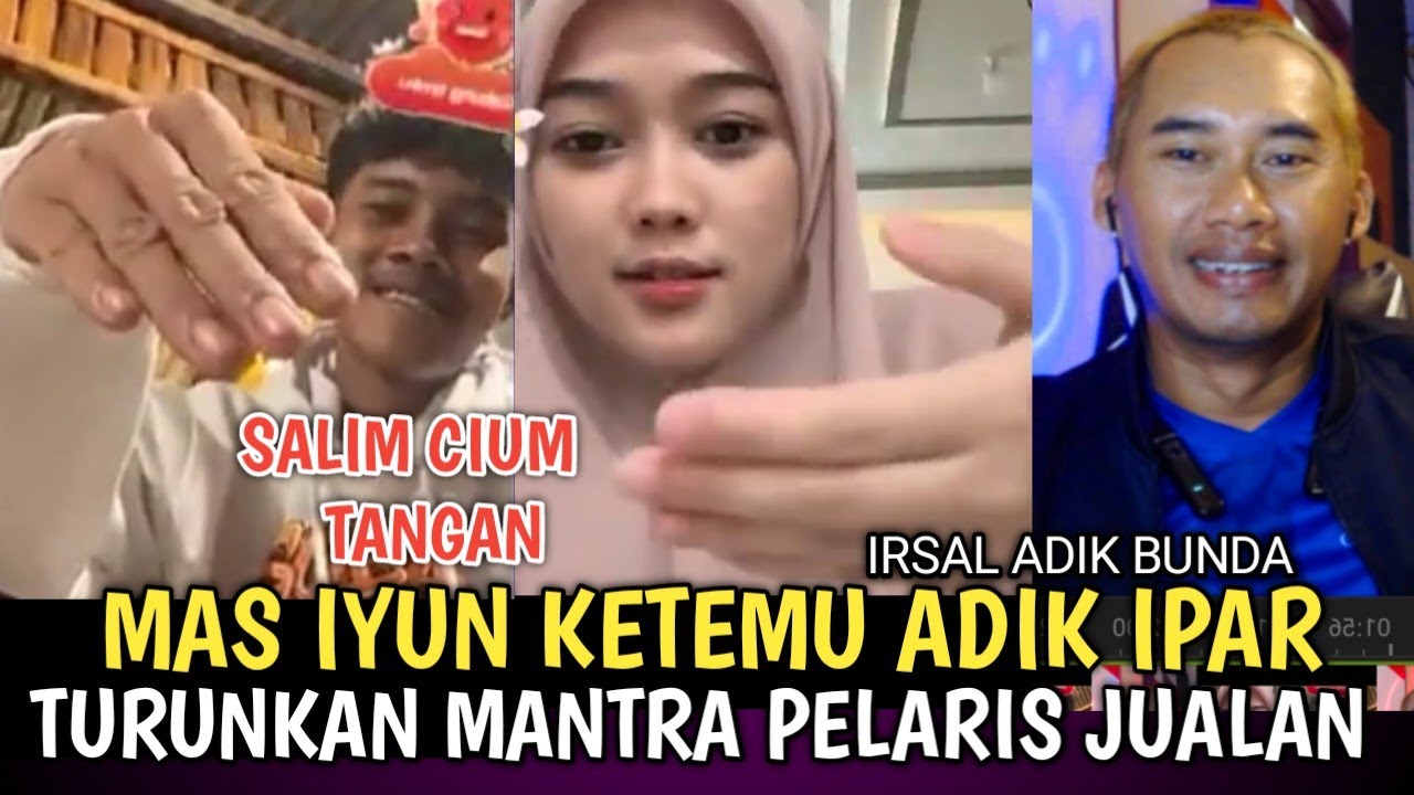 mas iyun pertama kali ketemu irsal adik bunda fauzana, langsung turunkan mantra pelaris jualan