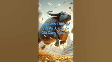 Con giáp thời trẻ vất vả .càng về già càng giàu có . #phongthuy #videoshort