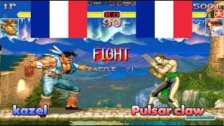 スーパーストリートファイターII X ➤ kazel (France) vs Pulsar claw
