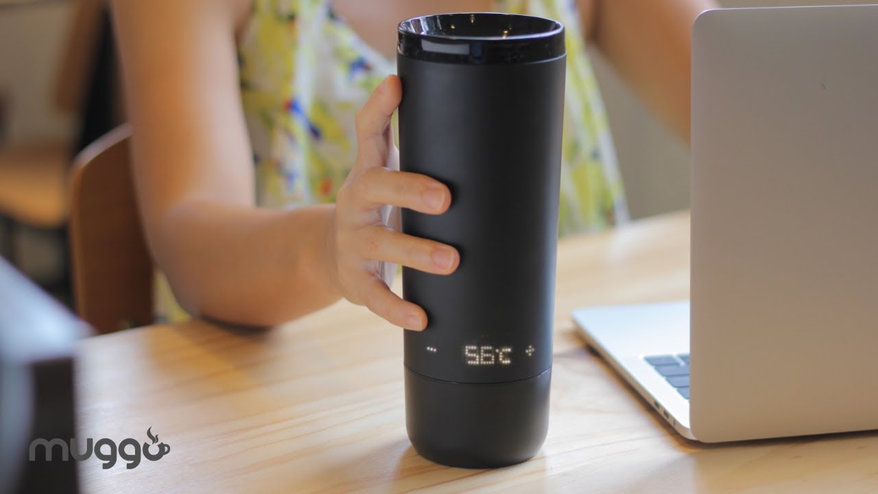 Best Buy: muggo Self Heating Travel Mug Black MUG-001