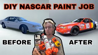 Spray Painting my NASCAR Tribute Car with RUST-OLEUM 5 in 1 - Original Owner's Reaction