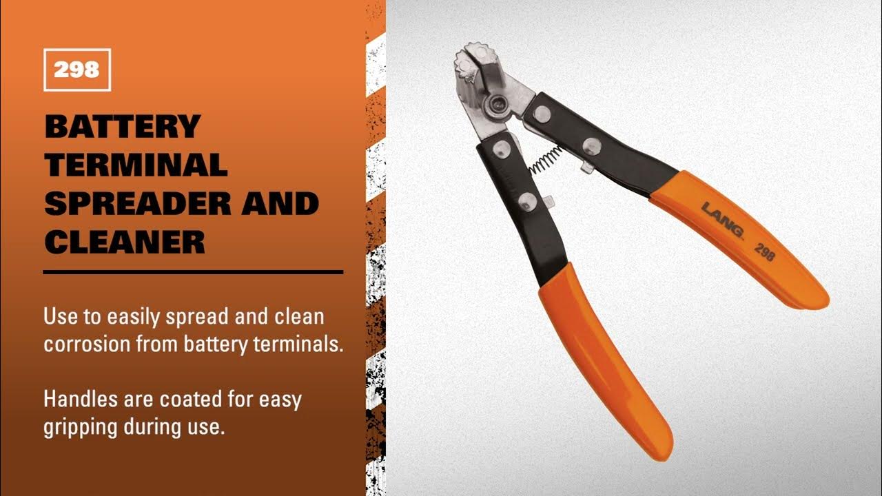 LANG 298 Battery Terminal Spreader and Cleaner YouTube