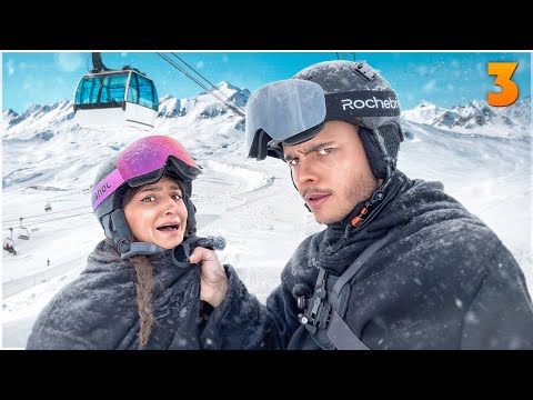 I got into a fight with Kaatsup while skiing (I put him in his place)