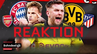 REACTION! FCB & BVB im Halbfinale! Bundesliga besser als Premier League? | Bohndesliga