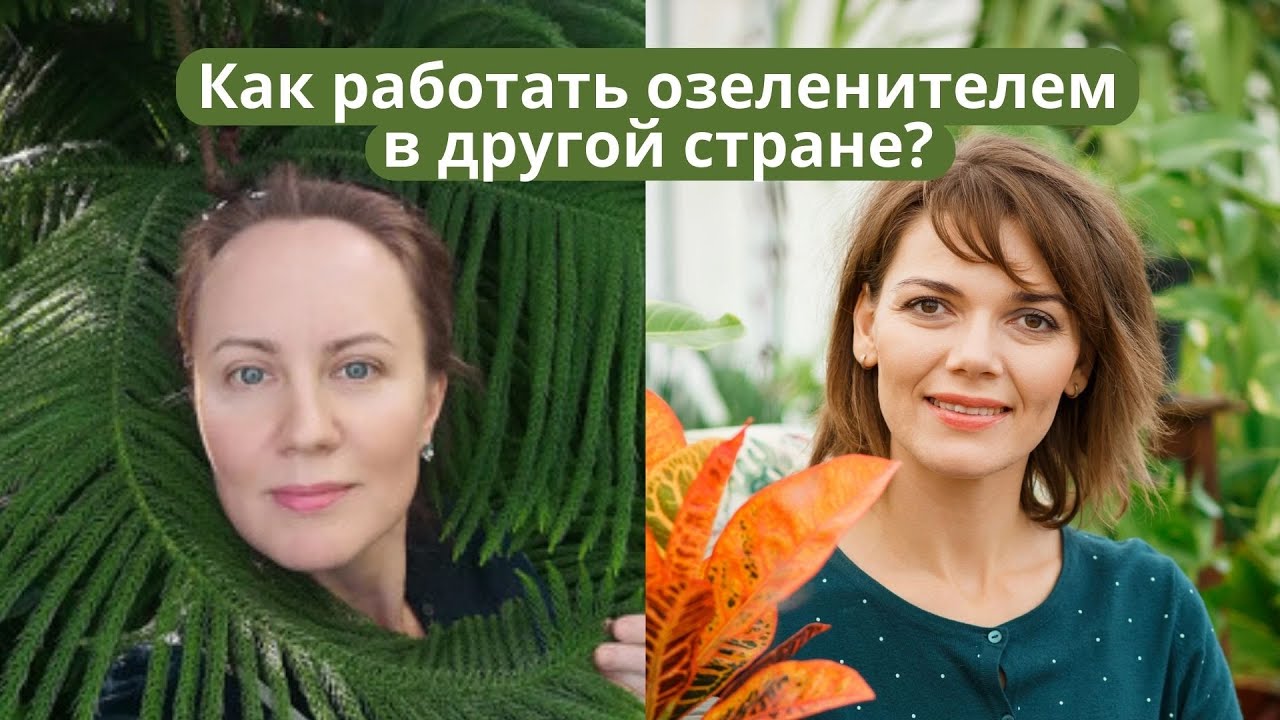 Как работать озеленителем в другой стране? - YouTube