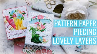 Pattern Paper Piecing Lovely Layers: Rainy Muddy Monsters