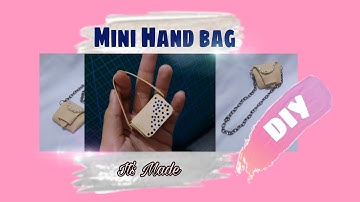 DIY | Tutorial membuat mini hand bag | Tas untuk Barbie