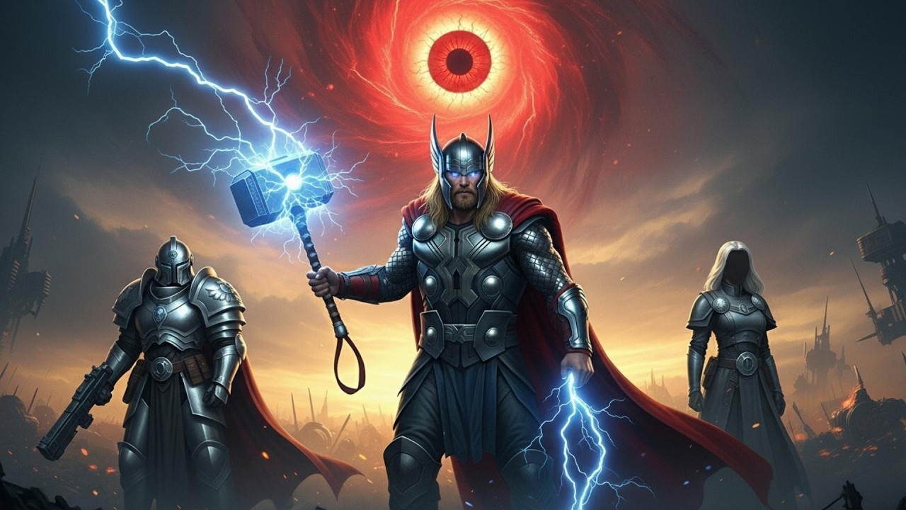 What If Thor Became A LIVING God Of Thunder In The WH40k Warp?
