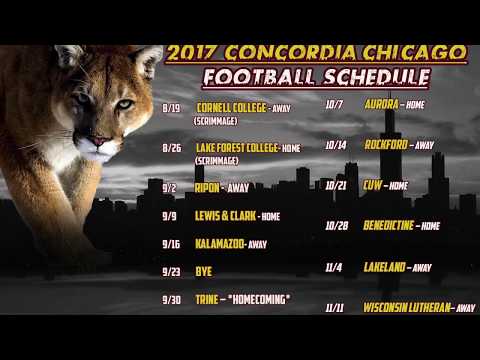 concordia-university-chicago-football-2017-hype-video