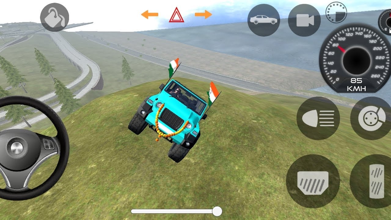 Modified mahindra thar ☠️ indian games thar car wala game android games android game 