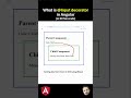 What is @Inputdecorator in Angular ?