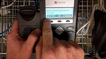 How To Reset Polycom 335 Password To Factory Default