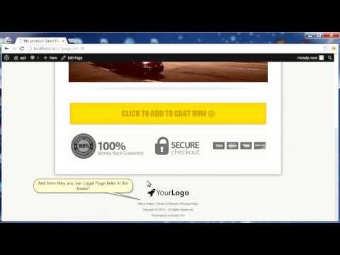 Authority Pro 3 | How to Add Footer Links